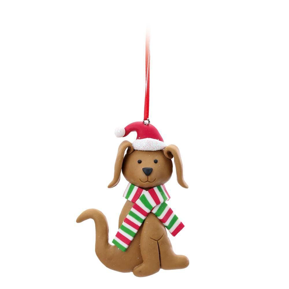 ENFEITE PENDURAR CACHORRO CLR 10cm C/1 UN 1001830
