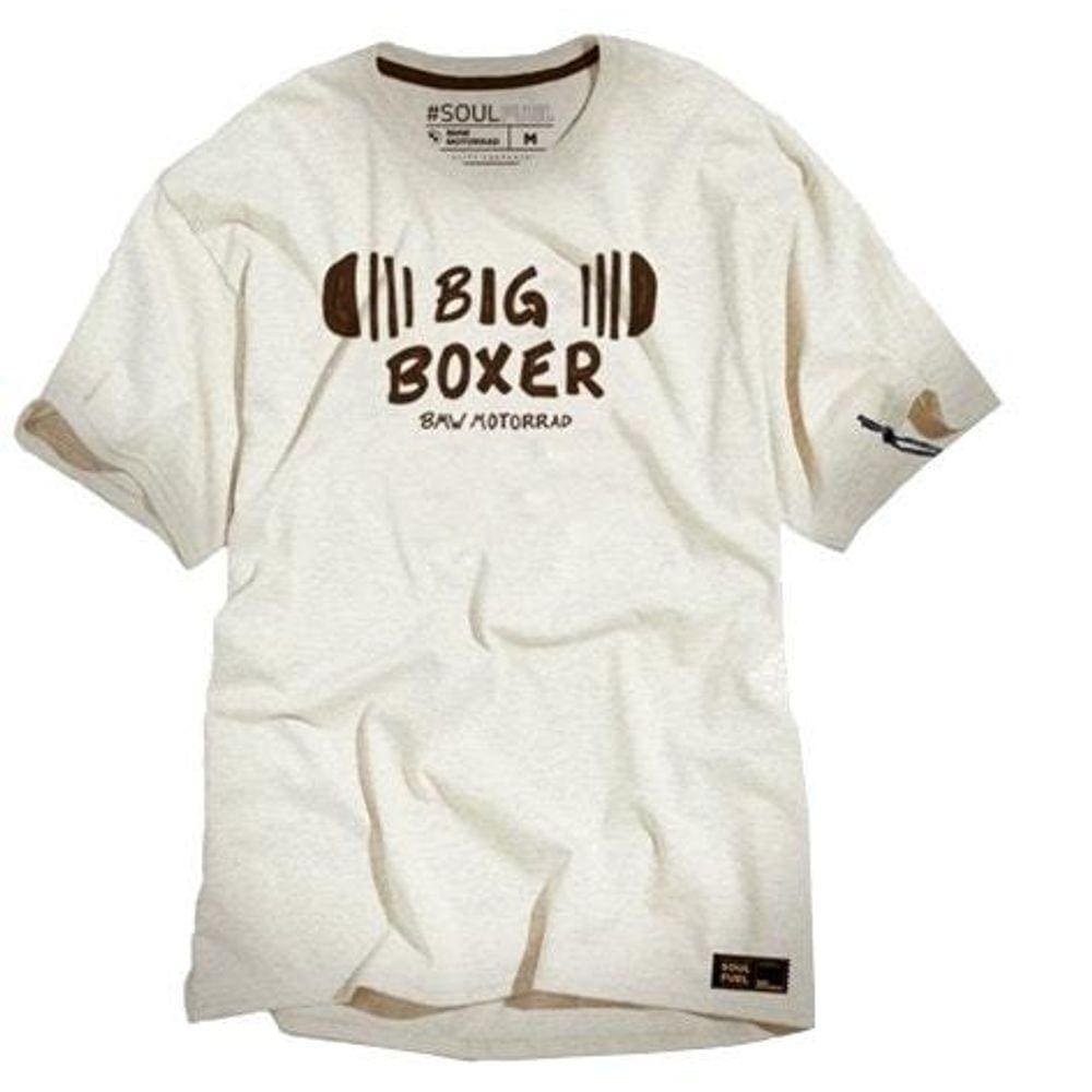 Camiseta Big Boxer - Cinza Mescla Claro