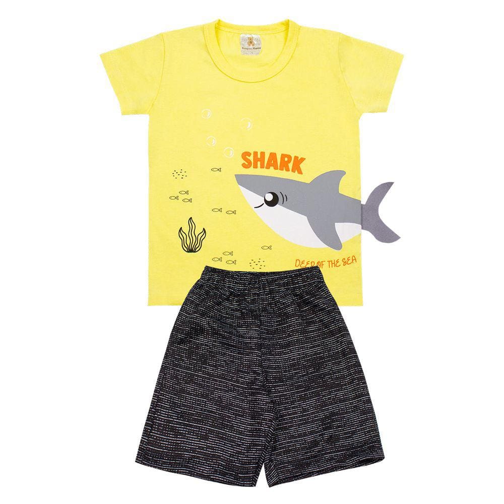 Kit 10 Peças Roupa Infantil Menino Bebê Conjuntos Verão