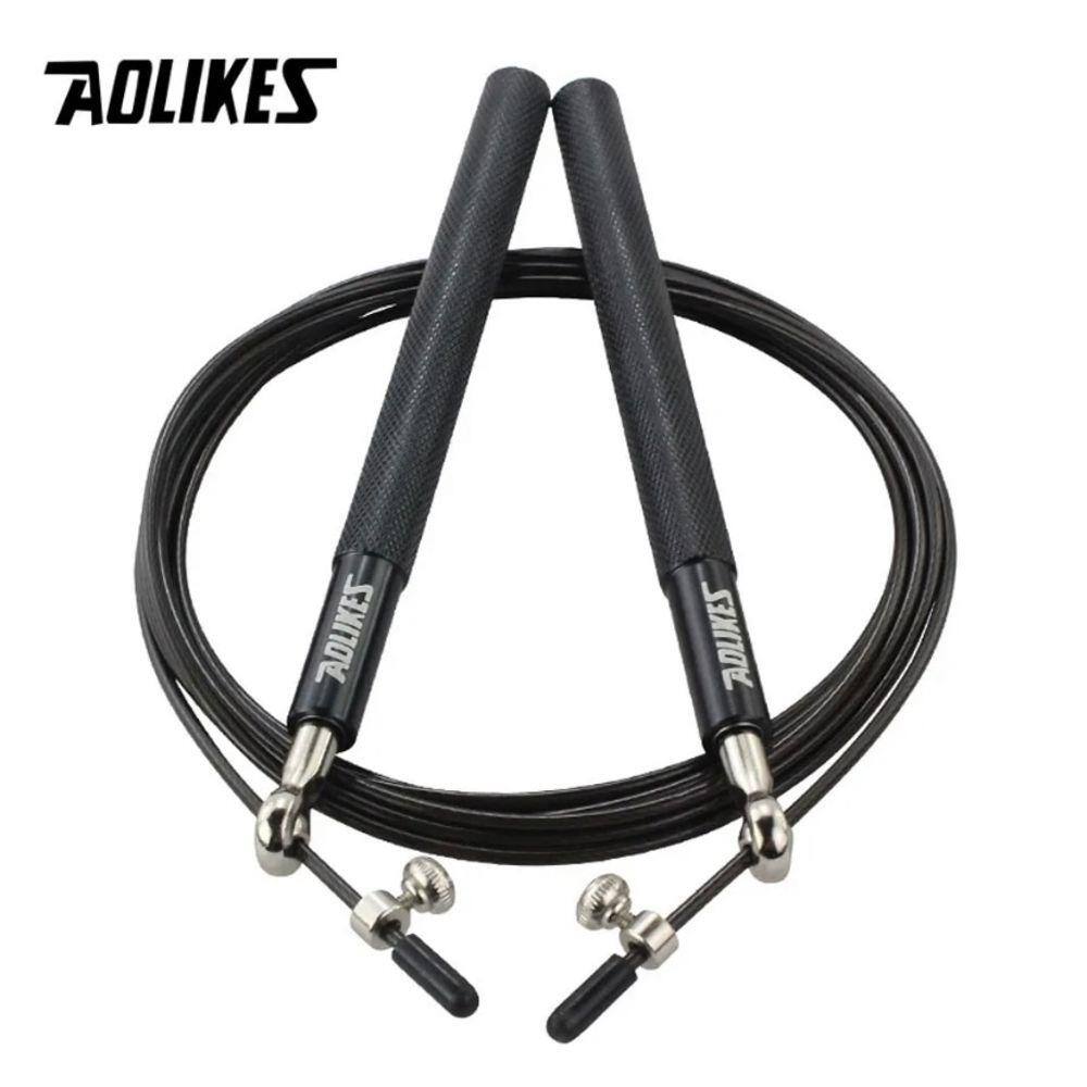 Corda Pular Speed Rope Profissional Aolikes Crossfit + Bag