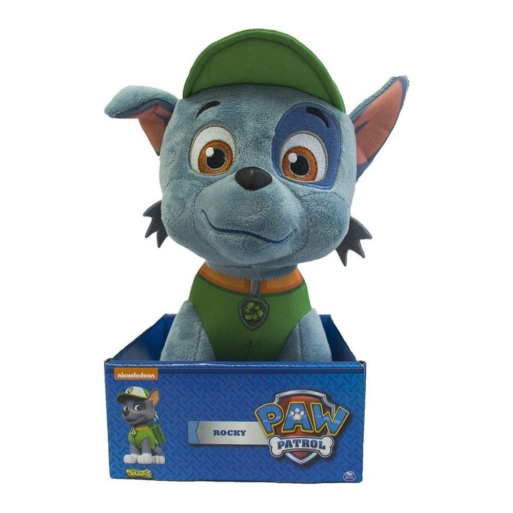 Pelúcia Patrulha Canina Rocky 30cm Paw Patrol Sunny 1344