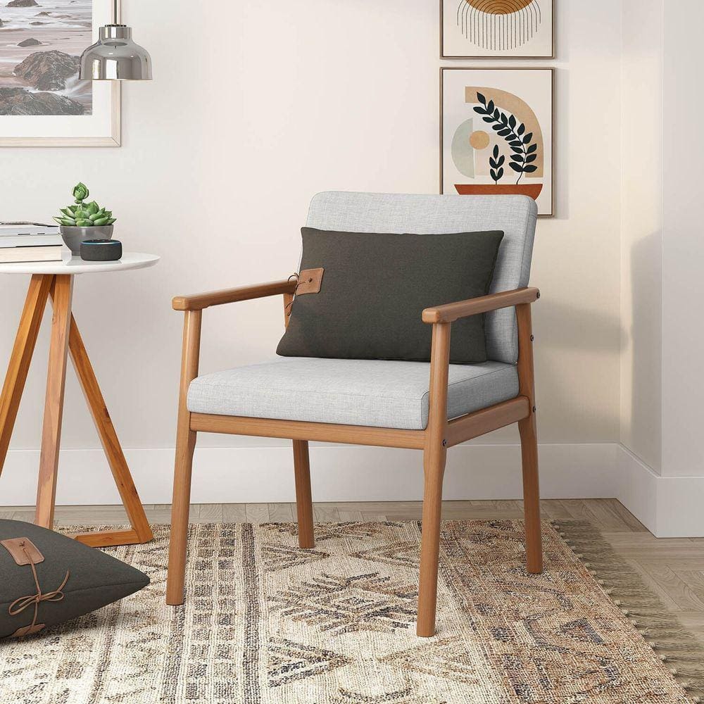 Poltrona em Linho 246 Up Cinza