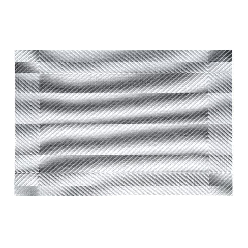 Lugar Americano Wolff de PVC Prata 45cm x 30cm
