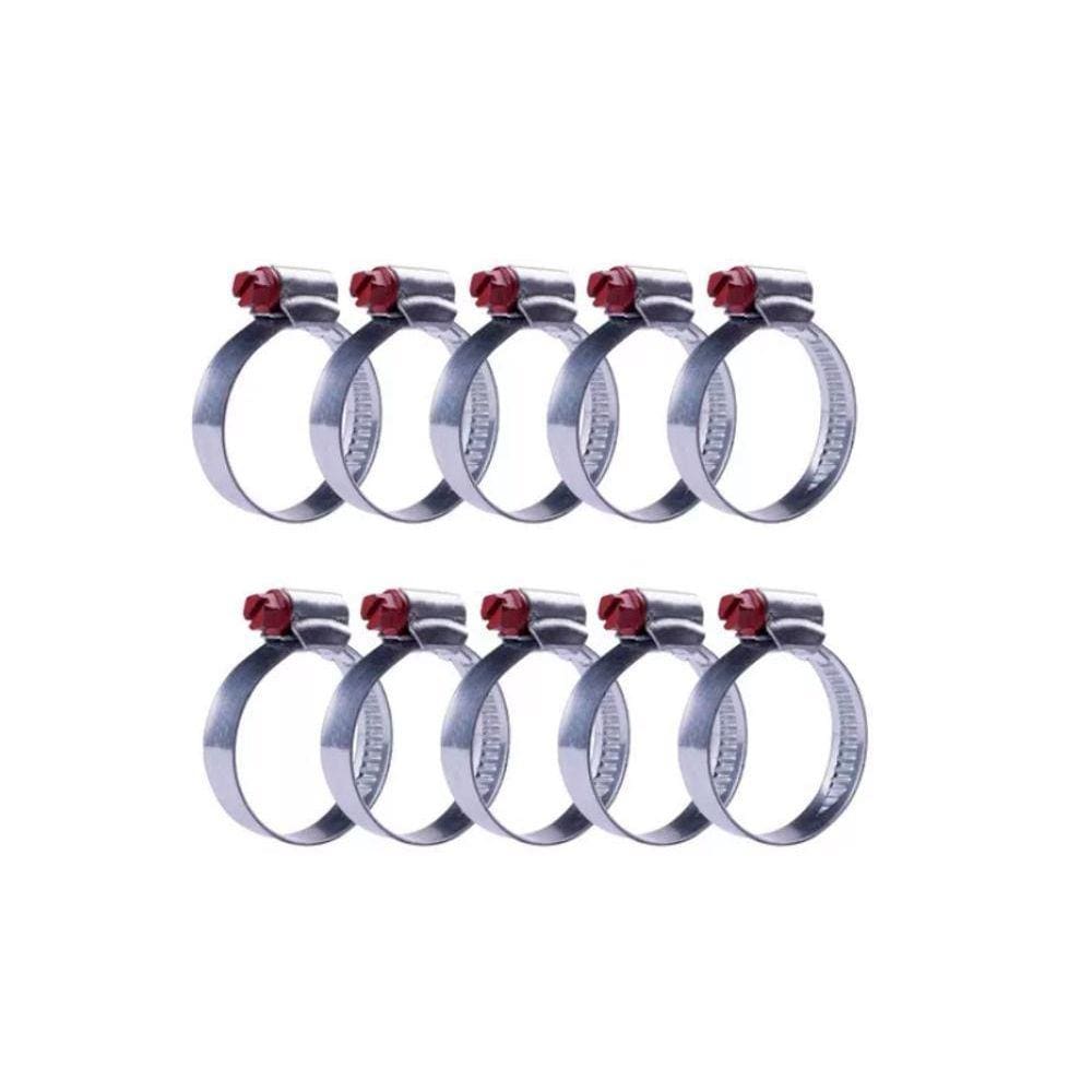 Abraçadeira De Metal Fita 9 Mm 12X16Mm Kit Com 10 Unidades