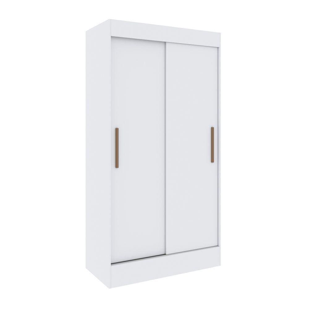 Guarda Roupa Lyon 2 Portas 2 Gavetas Branco - Doripel