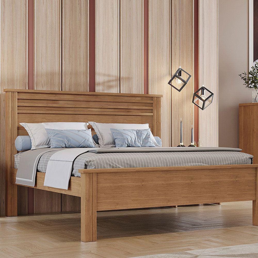 Cama Casal Rivera Fabricada em MDF e MDP Clic Móveis