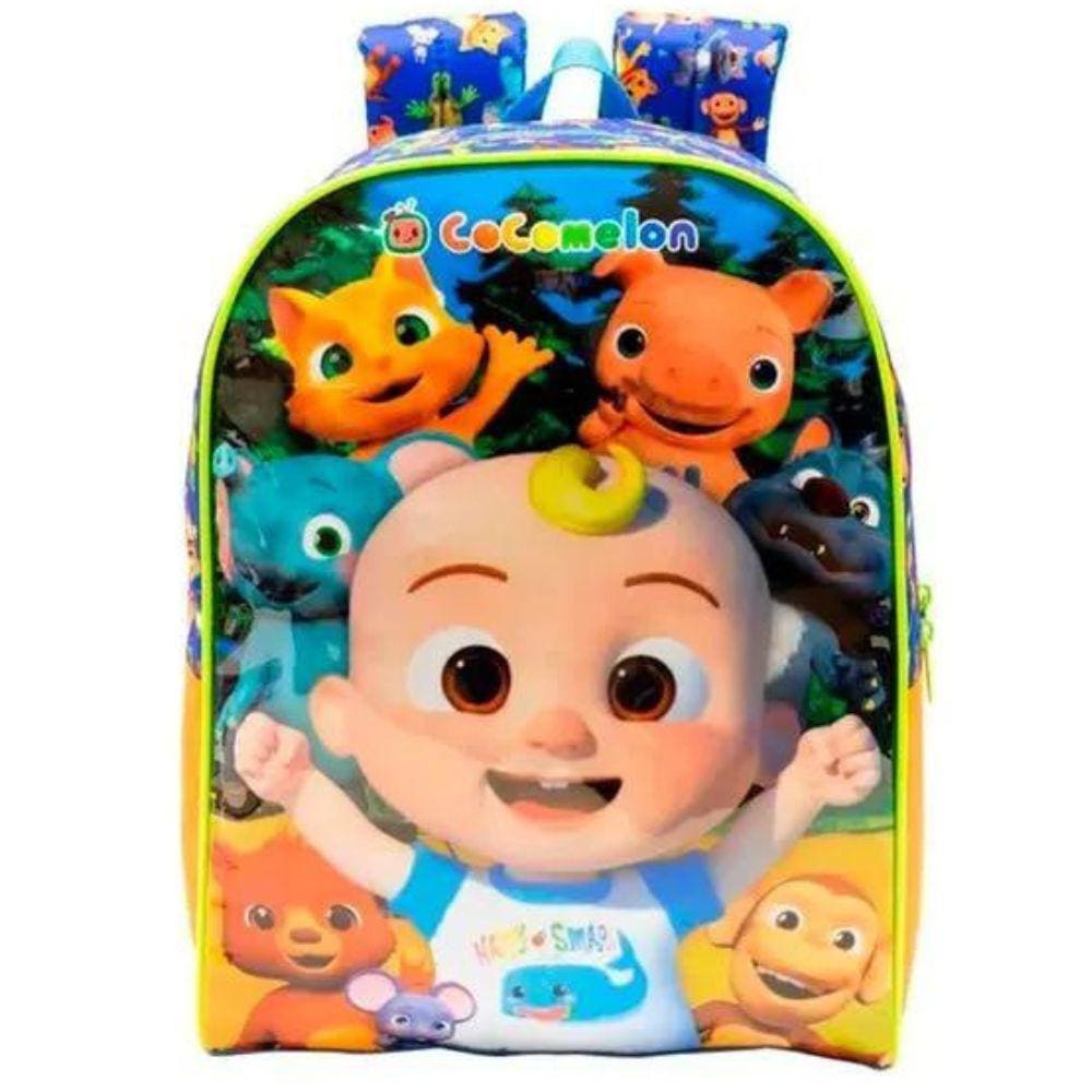 Mochila Infantil Escolar de Costas Cocomelon X2 16 Azul
