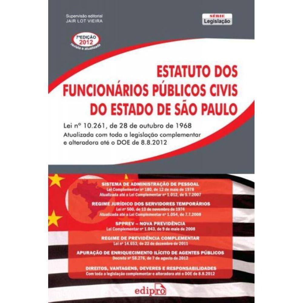 Estatuto Dos Funcionários Públicos Civis Do Estado De São Paulo