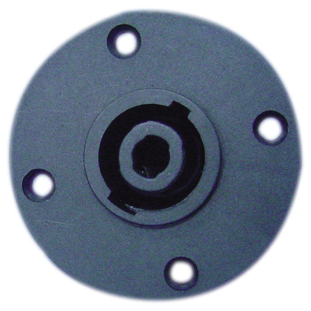 Plugue Speakon Femea CSR SK-099 4 Vias Grande Metal com Preto