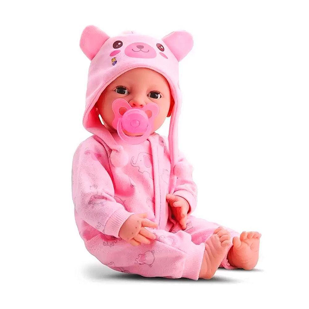Boneca Diver New Born Brincando de Pijama - 8191 - Divertoys