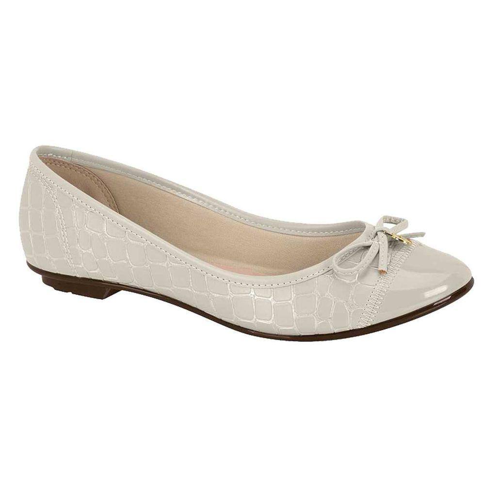 Sapatilha Feminino Moleca 5027.1428 Napa Color Croco