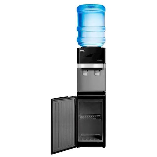 Menor preço em Bebedouro de Coluna para Garrafão com Armário EOS Mineralle Compressor Preto EBC01PCA 220V