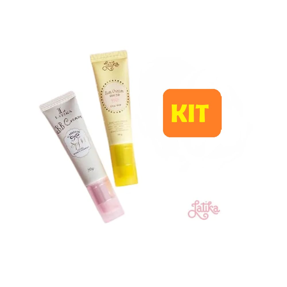 LATIKA Bb Cream Claro + Protetor Solar Sun Cream