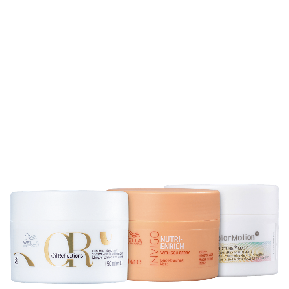 Kit Wella Professionals Super Trio Masks (3 Produtos)