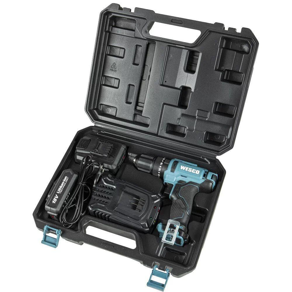 Furadeira/Parafusadeira 18V De Impacto Wesco
