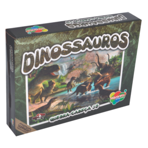 LEMBRANCINHA JOGO QUEBRA-CABEÇA DINOSSAUROS COM 4 UNID