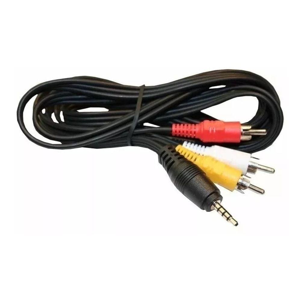 Cabo P2st-4C+3Rca 1,80M 180 Graus