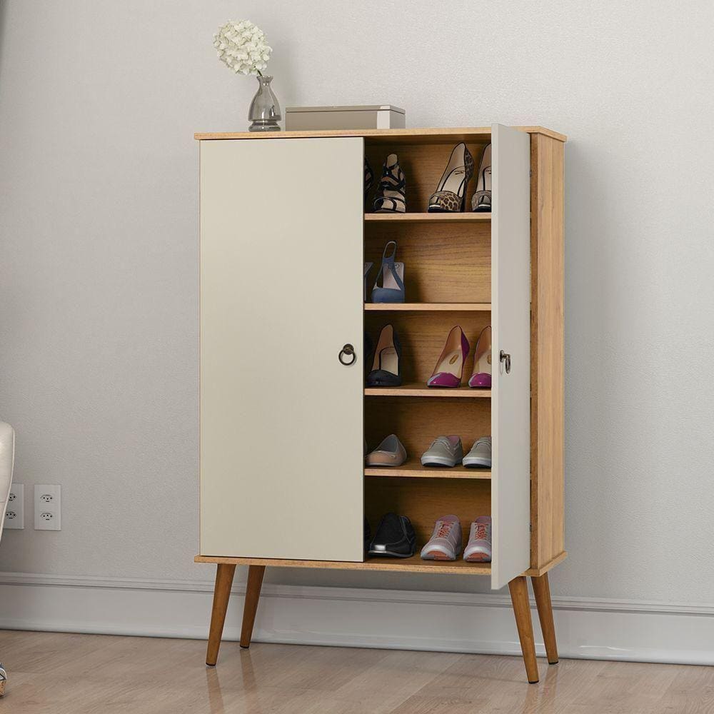 Sapateira Spazio Cinamomo/off White - Patrimar