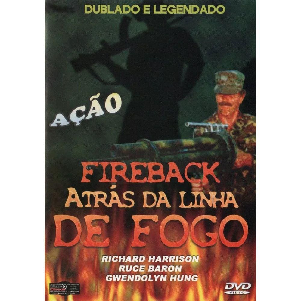 DVD Fireback Atrás Da Linha De Fogo - STRAN DISCOS