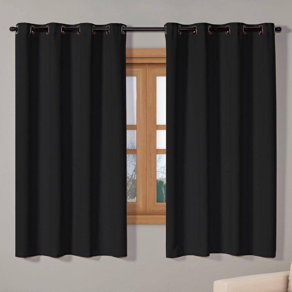 Cortina Blackout Tecido 2,80M X 1,60M Corta 100% Luz Preto