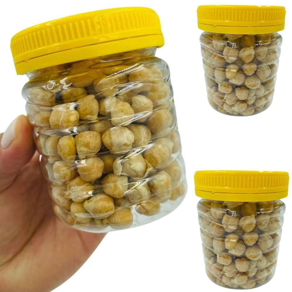 Isca Natural Para Pesca Grão de Bico com Atrativo - 3 Pote