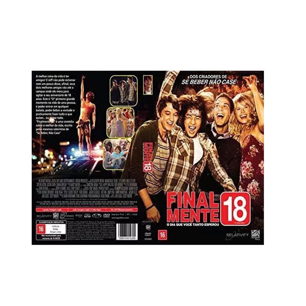 DVD Finalmente 18 - IMAGEM