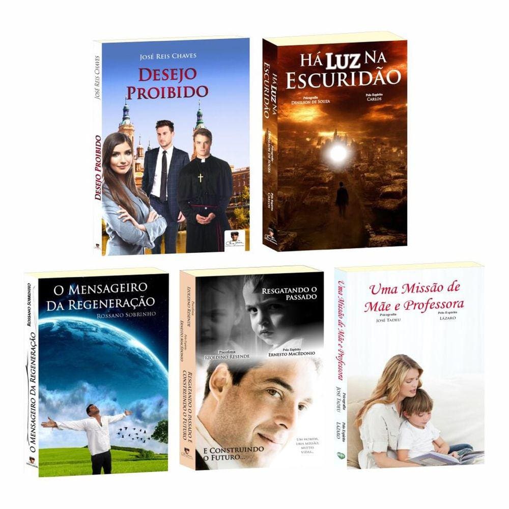 Combo Romance com 5 Livros - Opção 4