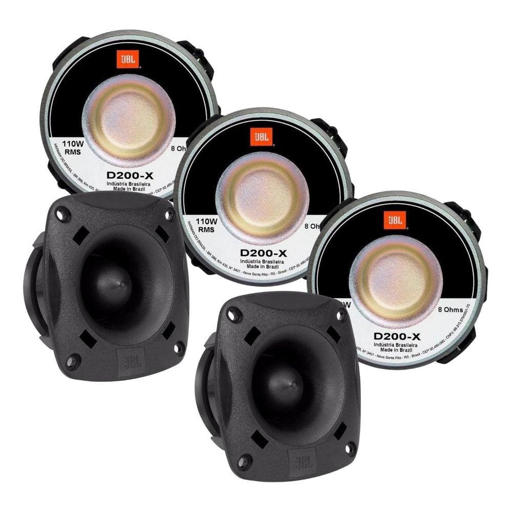 Kit 3 Driver JBL D200X 110w + 2 Super Tweeter JBL ST200 70w
