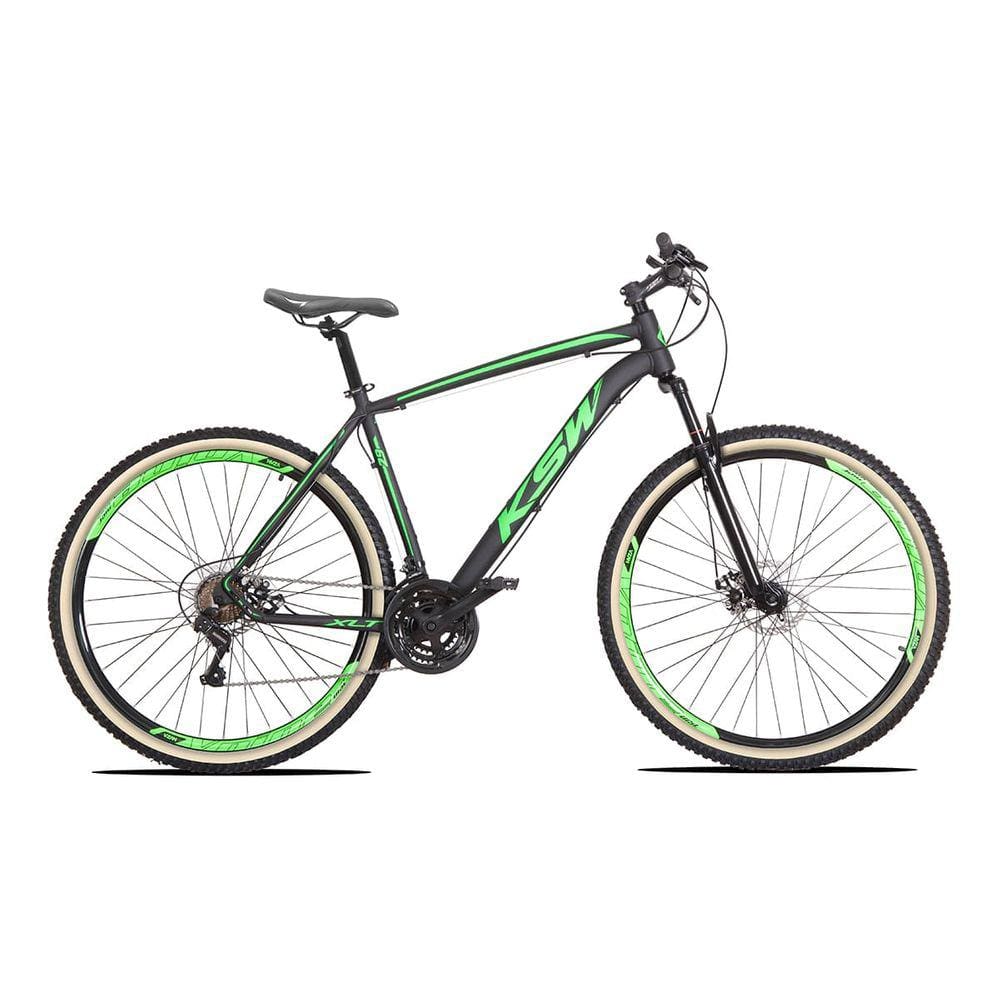 Bicicleta Aro 29 KSW 2x9V 18v Freio Hidráulico k7 e Trava