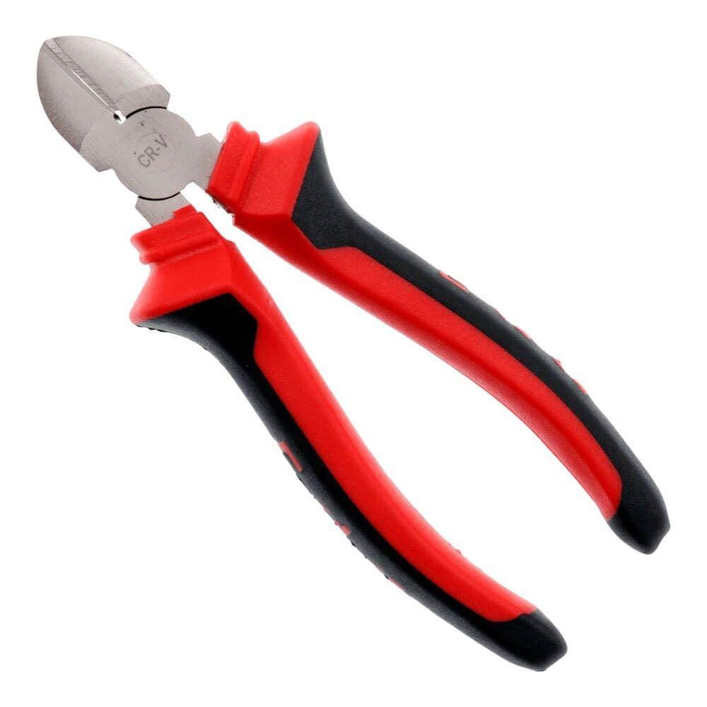 Alicate - Corte Diagonal - 6" - Vermelho/Preto - EDA