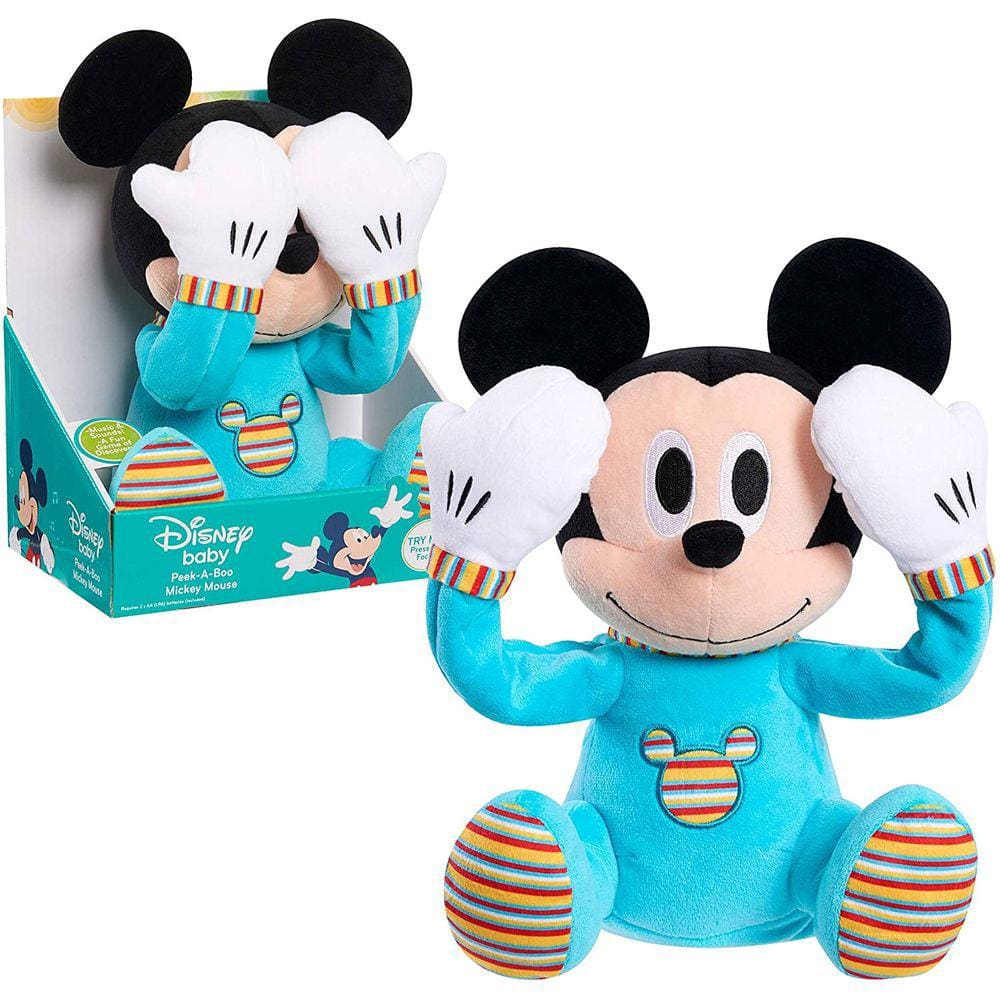 Disney Baby Peek-A-Boo Plush, Mickey Mouse