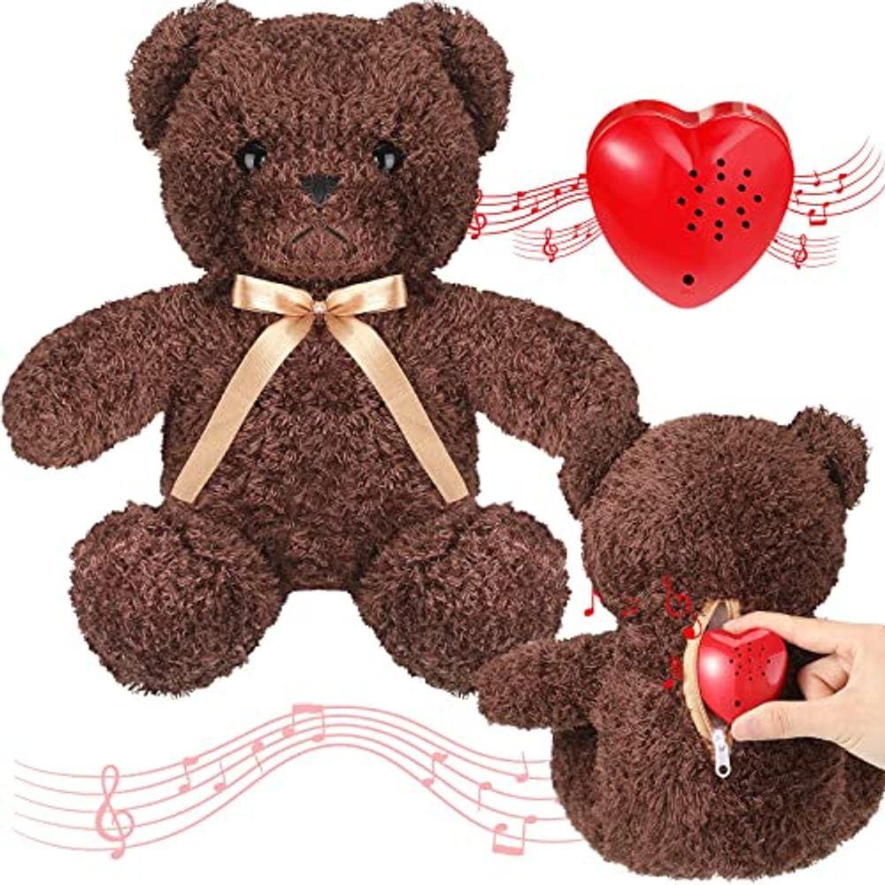 Urso de pelúcia com gravador de voz Set, 60 Segundos V