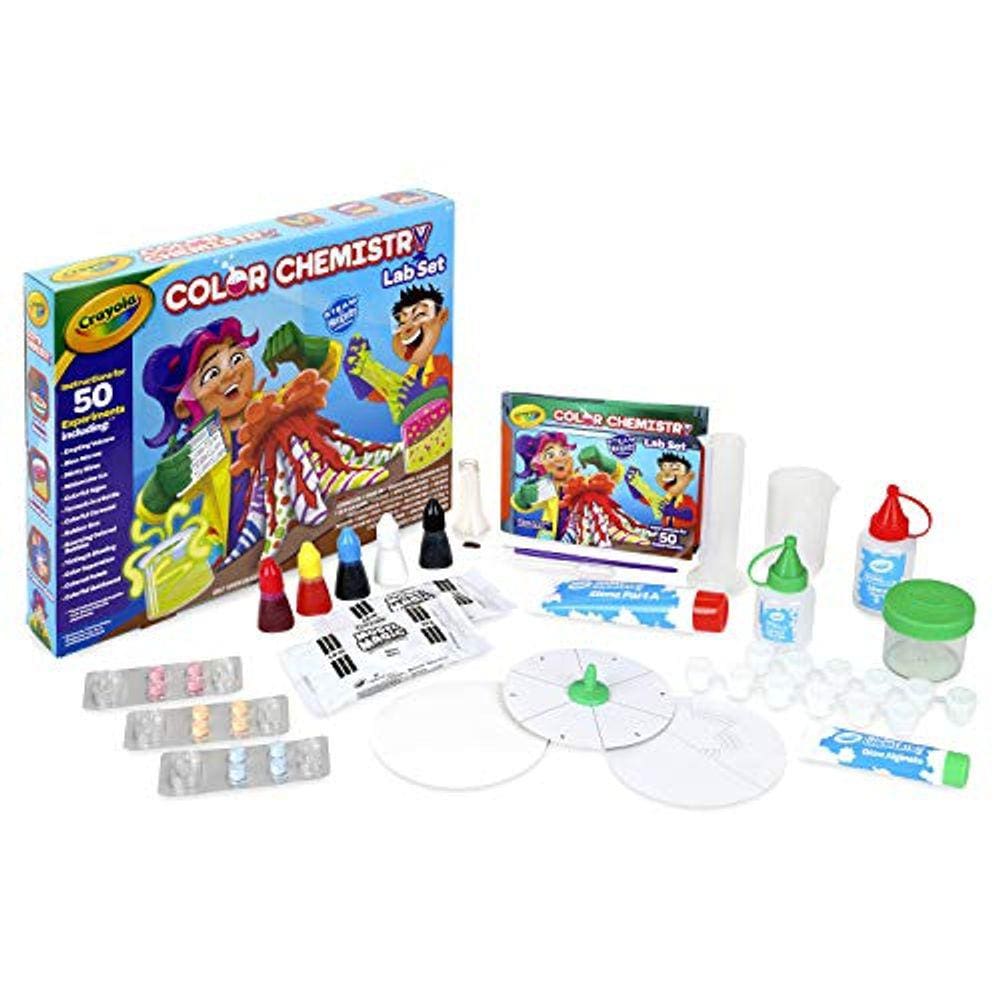 Conjunto de Química de Cor Crayola para Crianças, Presente para Crianças, 7, 8, 9, 10