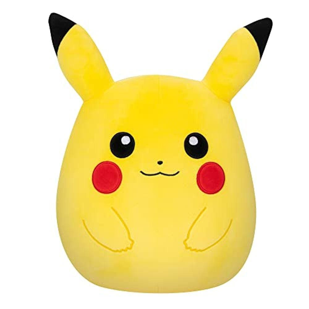Squishmallow Pokémon Pikachu Pelúcia Animal Pelúcia Toy 10"