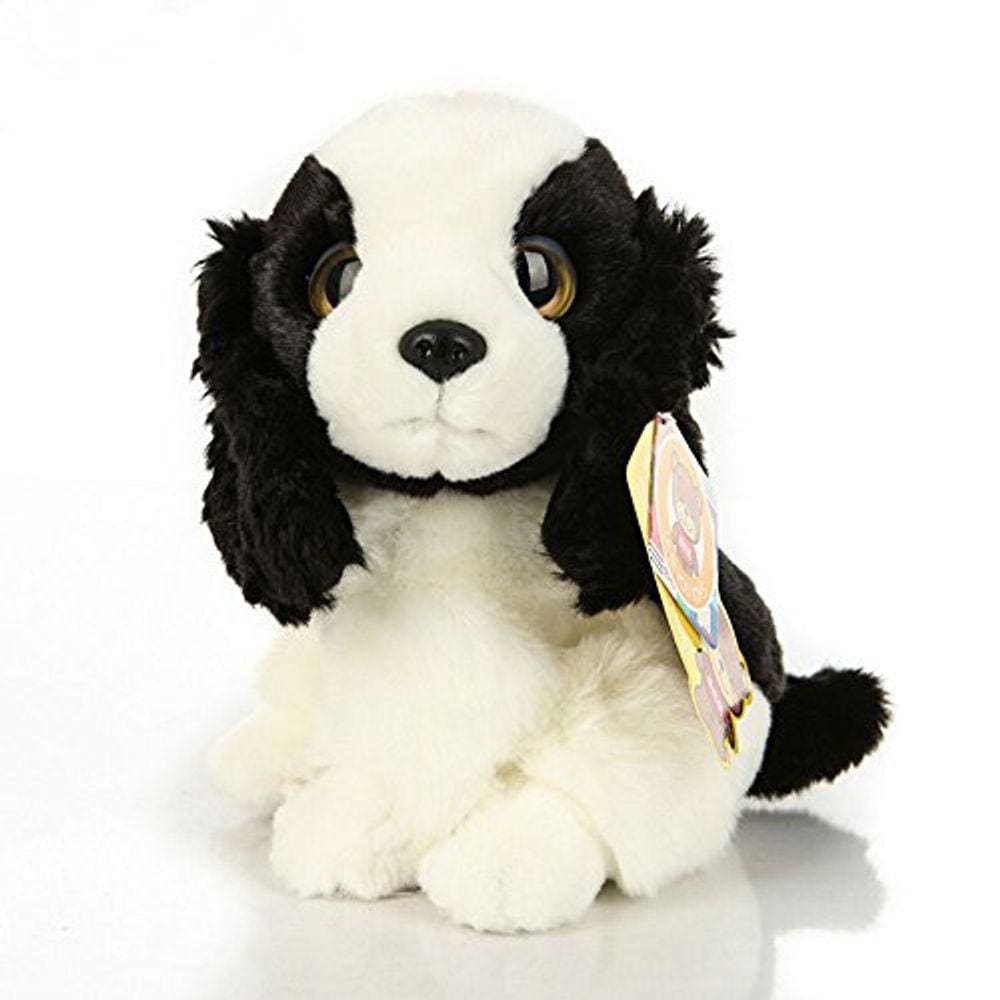 9 polegadas Cocker Spaniel pelúcia brinquedo de pelúcia animal brinquedo pelúcia boneca animal (preto)