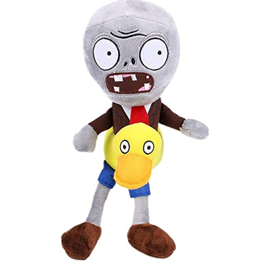 12 "1 PCS PVZ Brinquedos de pelúcia recheados boneca macia pato amarelo zumbi novo