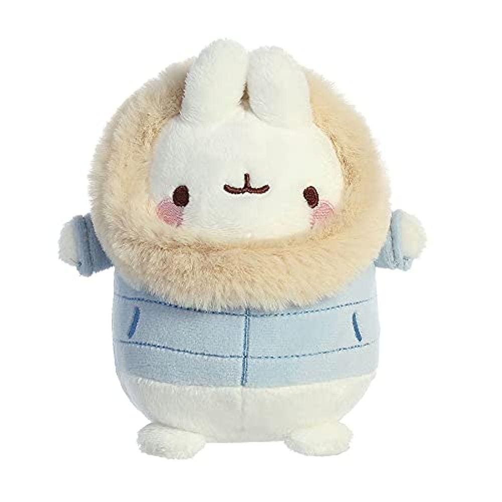 Aurora World Molang - 6” Jaqueta de Inverno Molang, Branco