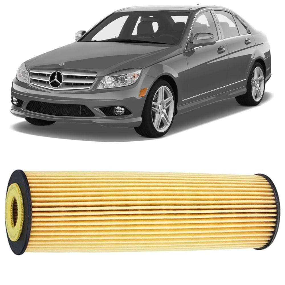 Filtro Óleo Mercedes Benz C180 C200 C250 1.8 16V 2009 a 2014