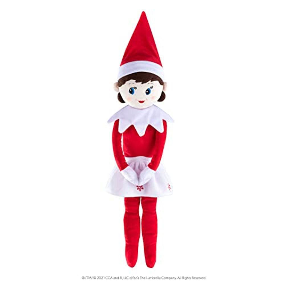 O Elfo Na Prateleira Plushee Pals Huggable Girl, Vermelho, 27 polegadas