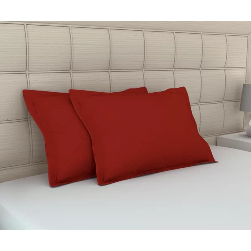 Kit de Fronhas Matelassê Zono Enxovais 2 peças em Malha 100% Algodão Tomate