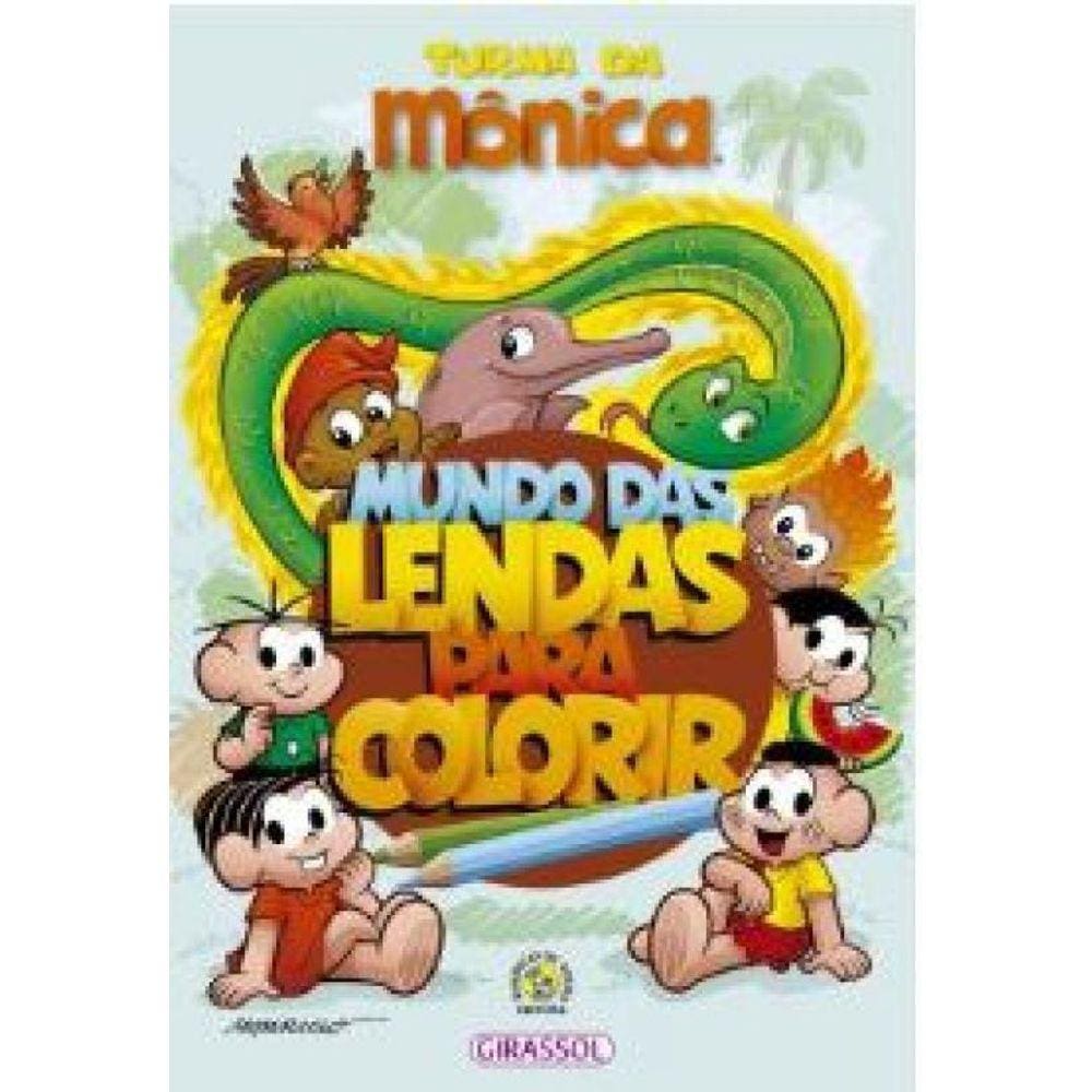Turma Da Mônica Mundo Das Lendas Para Colorir