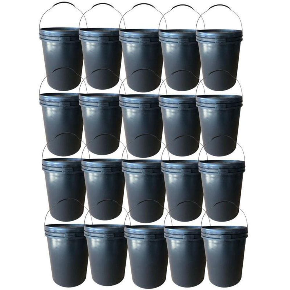 Balde 20L Para Óleo Freio Automotivo - 20 Pçs