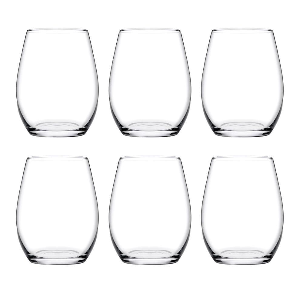 Conjunto 6 Copos Baixo Vidro 440Ml Lira Class Home