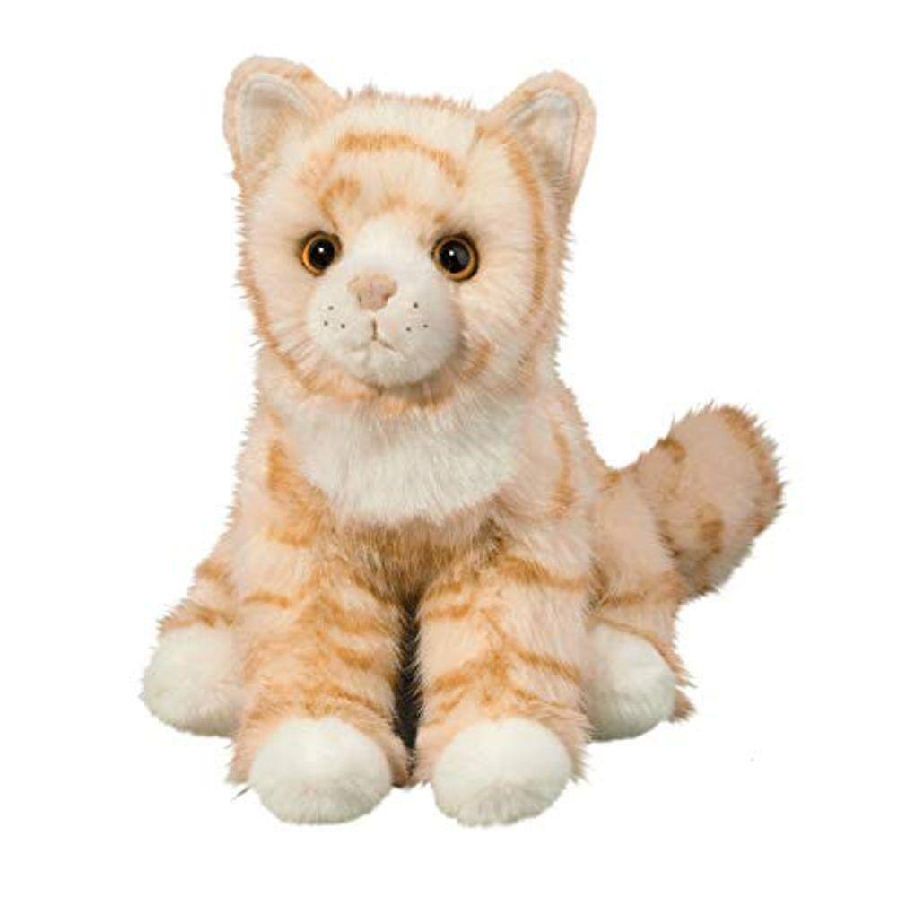 Douglas Adele Laranja Listra Tabby Gato de pelúcia animal de pelúcia