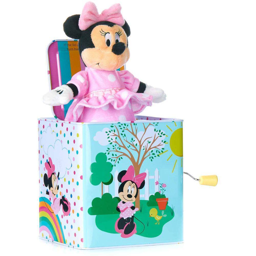 CRIANÇAS PREFERIDAS Disney Baby Minnie Mouse Jack-in-The-Box - Brinquedo Musical para Bebês