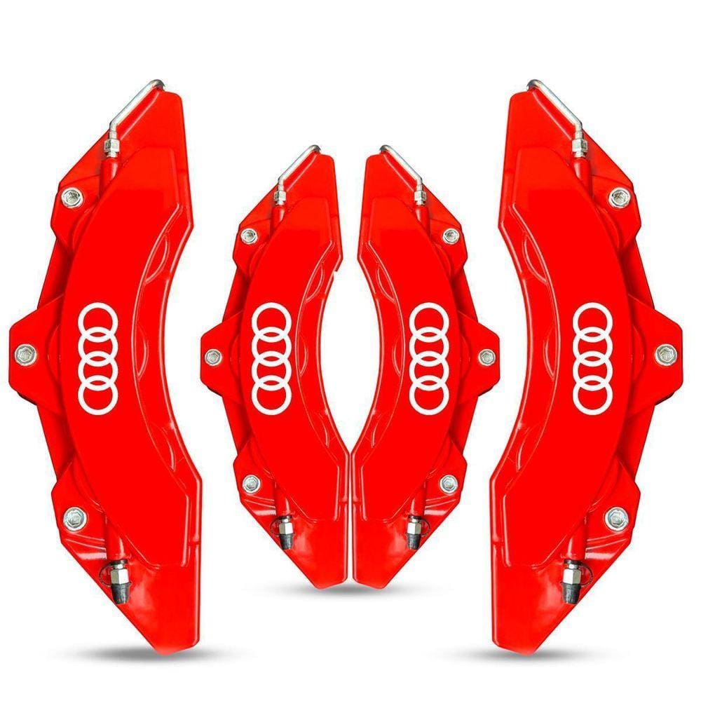 Capa Pinça De Freio Kit 4 Peças Para Audi Acompanha Cola 50G