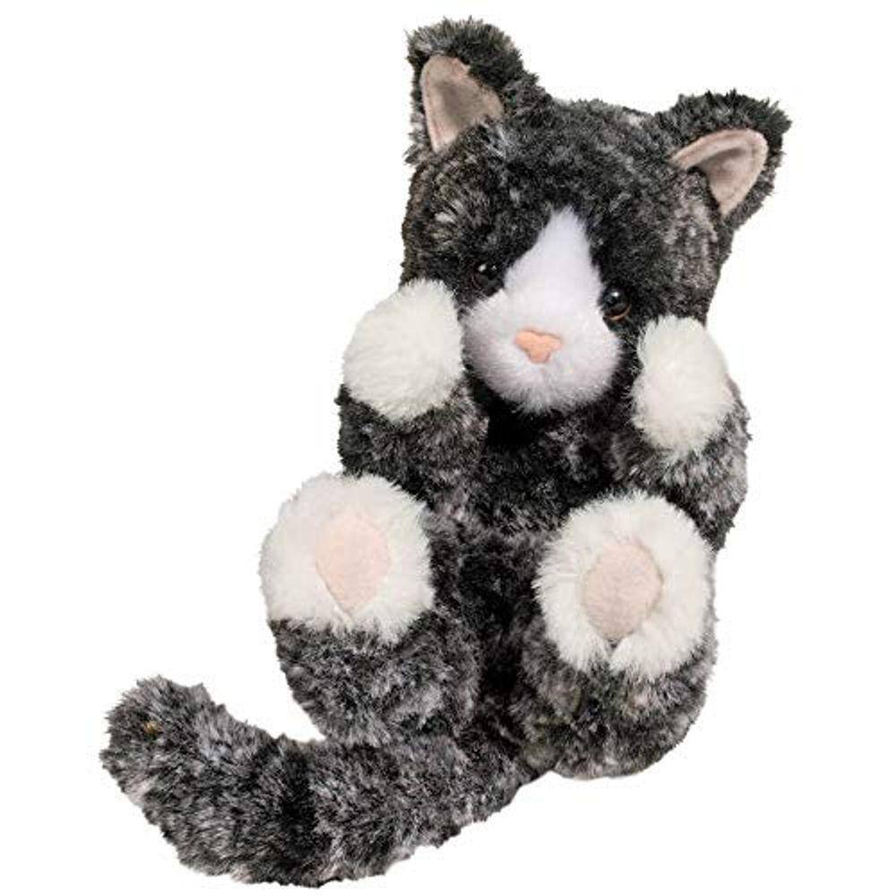 Douglas Gatinho Preto e Branco Lil` Punhado de Pelúcia Animal de Pelúcia