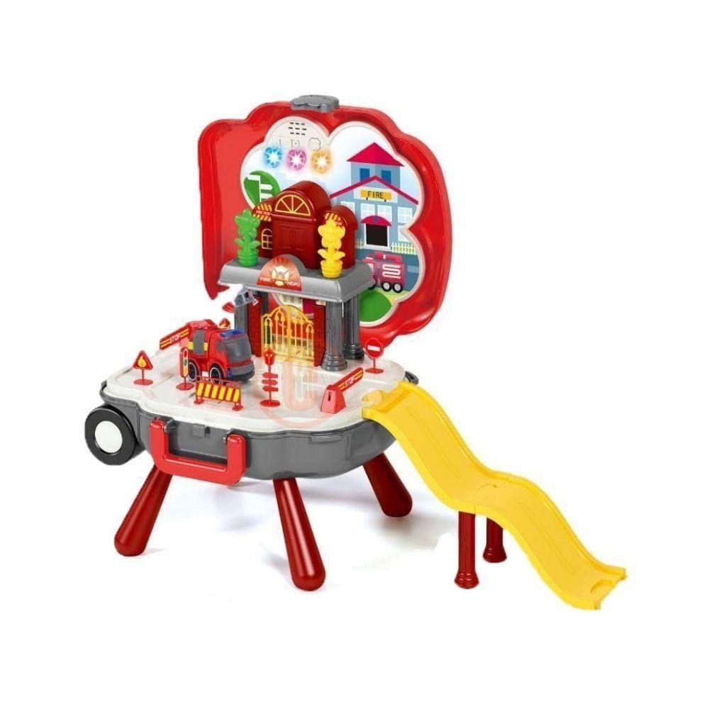 Brinquedo Maleta De Bombeiro Faz De Conta Portátil Baby Style