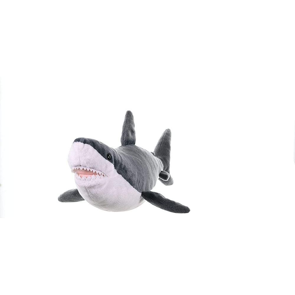 Wild Republic Great White Shark Pelúcia Brinquedo animal recheado, presentes para crianças, cuddlekins 20 polegadas