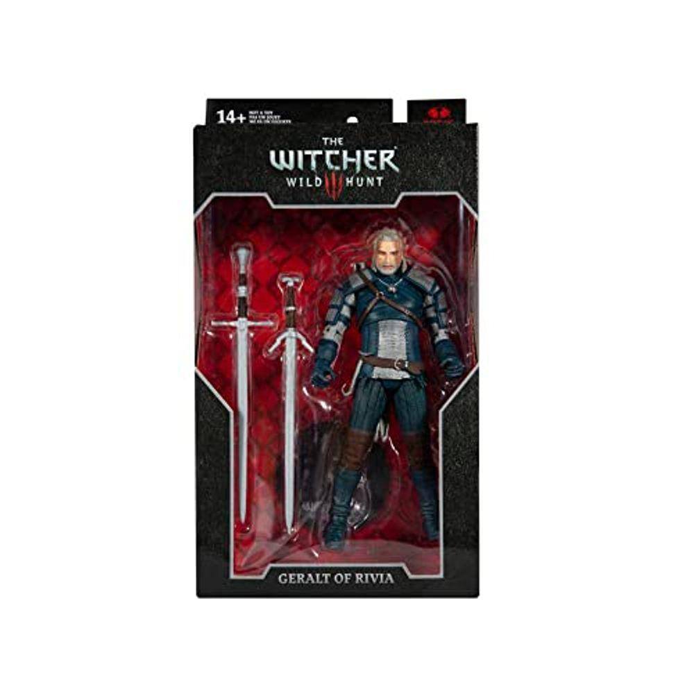 Brinquedos McFarlane The Witcher Geralt of Rivia (Viper Armor: Teal) 7" Action Figure with Accessories